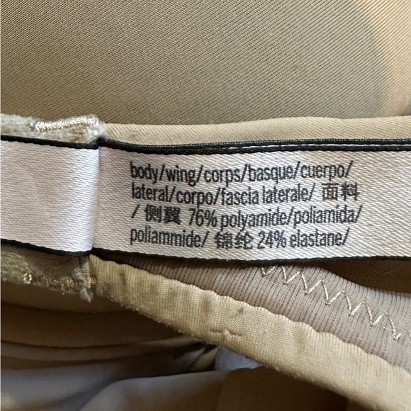 Victoria's Secret Underwire Demi Bra Lightly Padded Beige 34DD - Picture 15 of 15